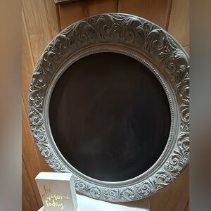 Elegant Silver Round Wall Mirror